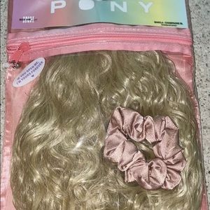 INSERT NAME HERE NEW HAIR PONYTAIL BLONDE SHAYLA CHAMPAGNE BLONDE.